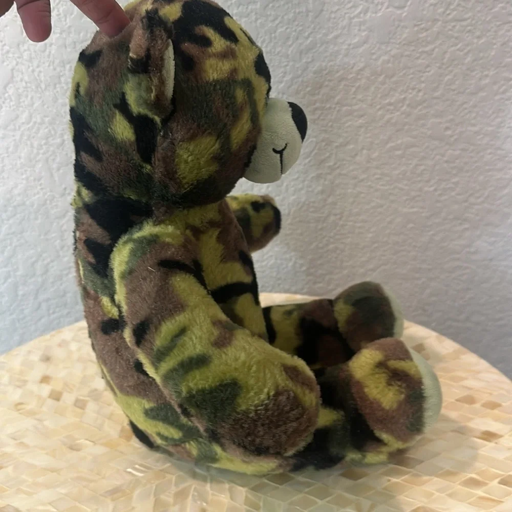 Camo teddy bear